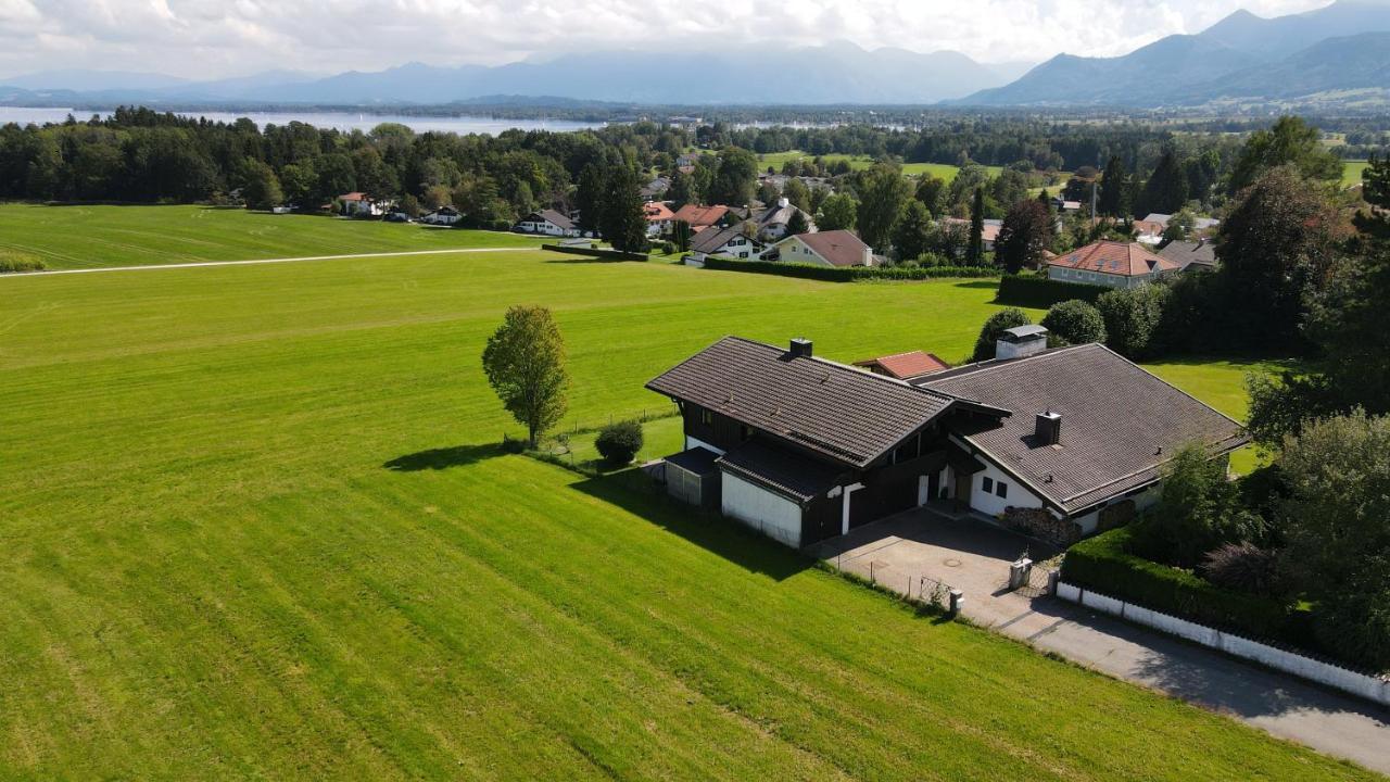 Schoenes Ferienhaus Am Herrenberg برين ام شيميسي المظهر الخارجي الصورة